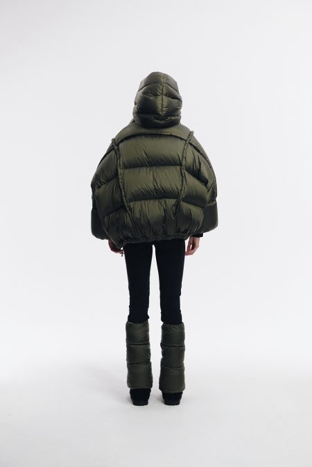 Kurtka puchowa Cloud Dark Green - obrazek 4