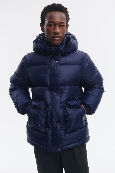 Kurtka puchowa 2in1 unisex Navy - obrazek 3