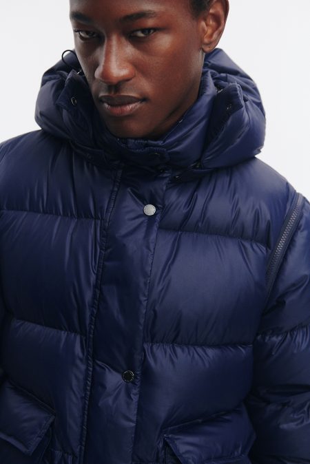 Kurtka puchowa 2in1 unisex Navy - obrazek 15