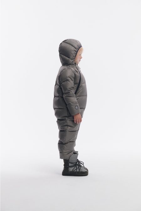 Grigio kombinezon dziecięcy big puffer - obrazek 3