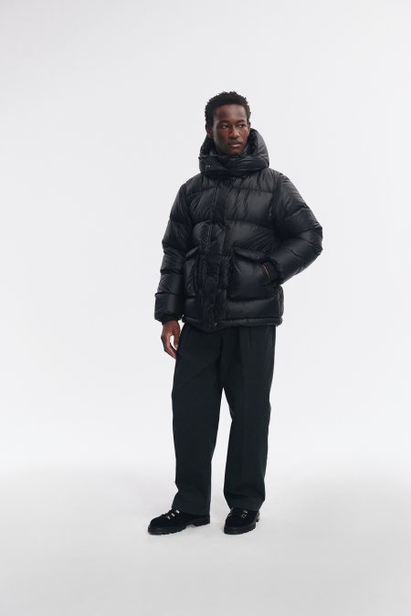 Alternative view of Kurtka puchowa 2in1 unisex Black