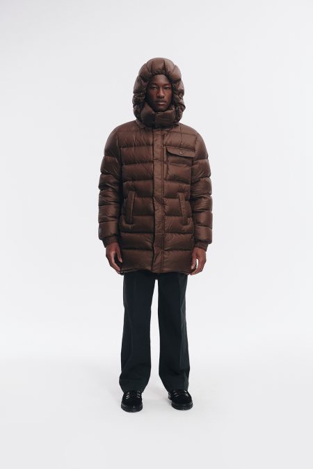 Man puffer jacket Brown - Image 3