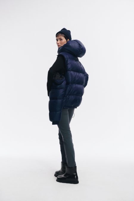 Kurtka puchowa 2in1 unisex Navy - obrazek 14