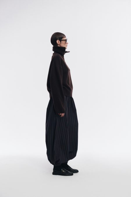 Sweter merino/kaszmir Brown - obrazek 5