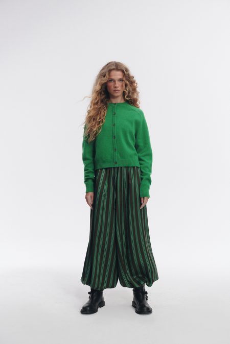 Alladynki w paski Green - obrazek 5