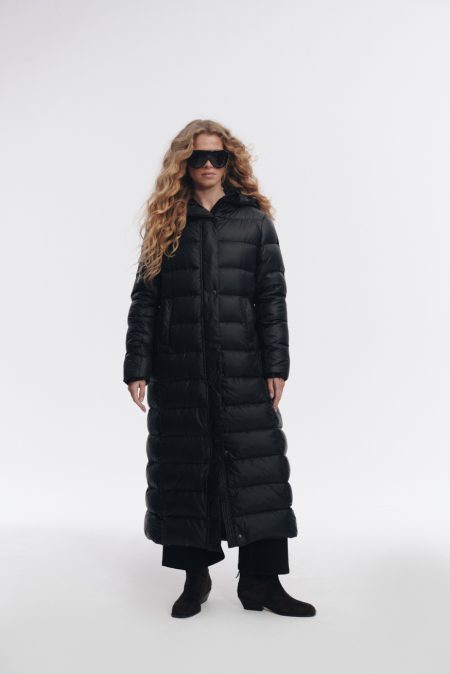 Long coat Black - Image 3