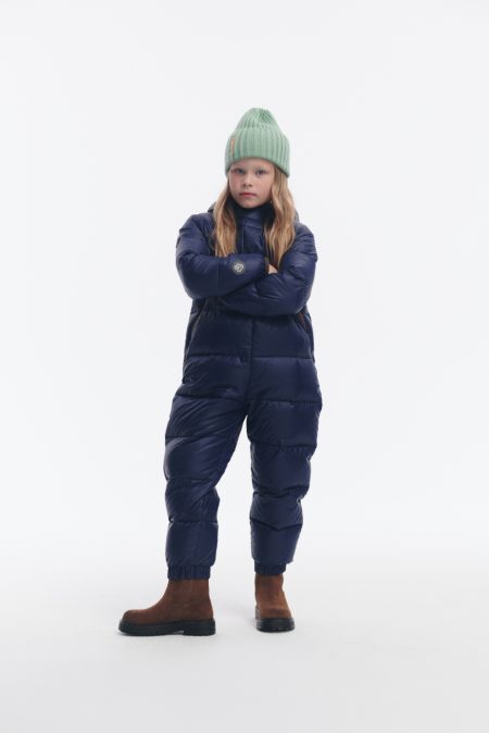 Navy kombinezon dziecięcy big puffer - obrazek 5