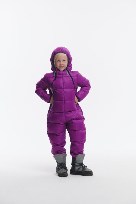 Purple kombinezon dziecięcy big puffer - obrazek 3