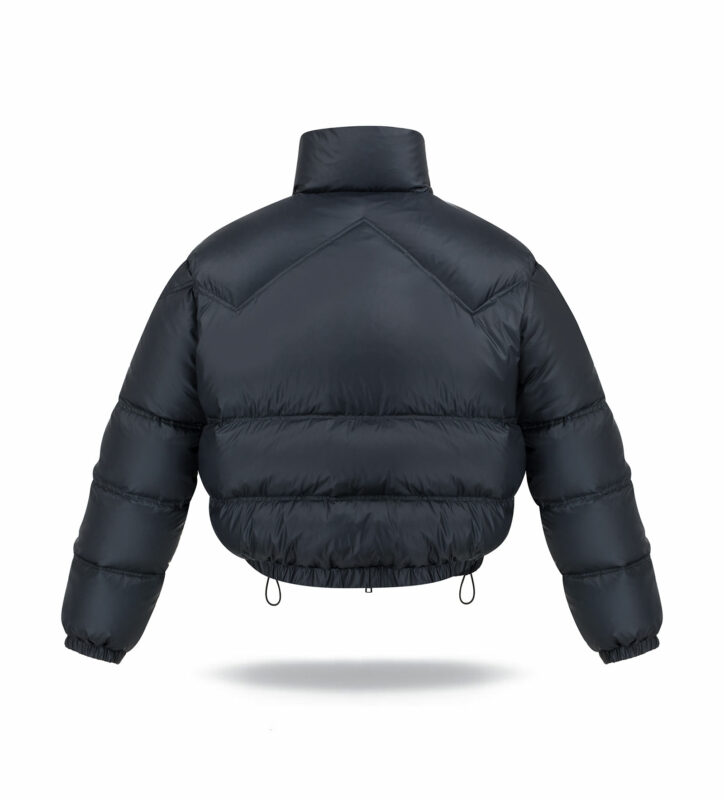 Short bomber jacket Black Coffee Fluff