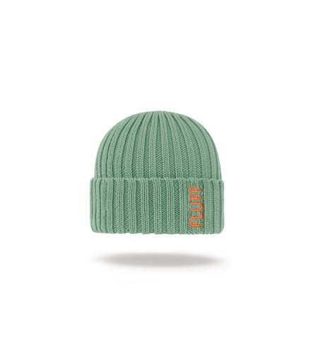 Merino wool beanie hat with embroidered logo. Warm, soft wool winter beanie.