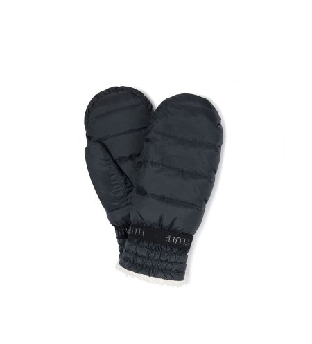 Down mittens with elastic for your wrist. Natural down insulation, inside lining cotton.