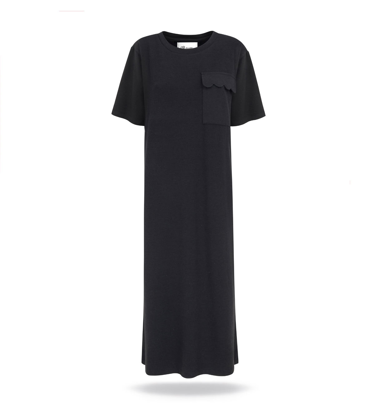 Summer wave bamboo dress Black - Fluff