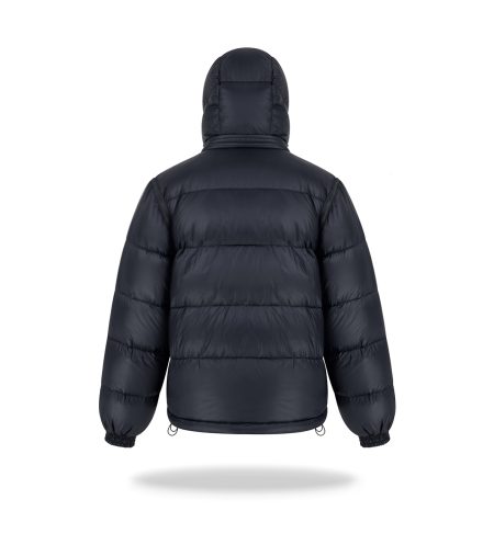 Alternative view of Kurtka puchowa 2in1 unisex Black