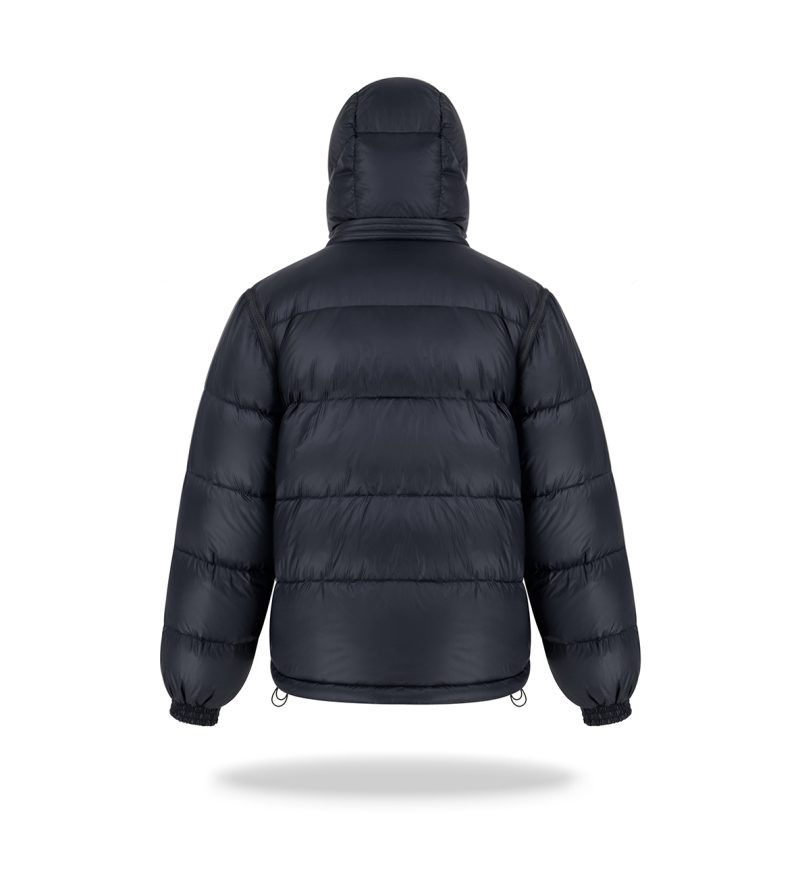 Kurtka puchowa 2in1 unisex Black - obrazek 2