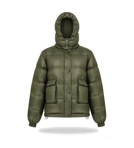Kurtka puchowa 2in1 unisex Khaki