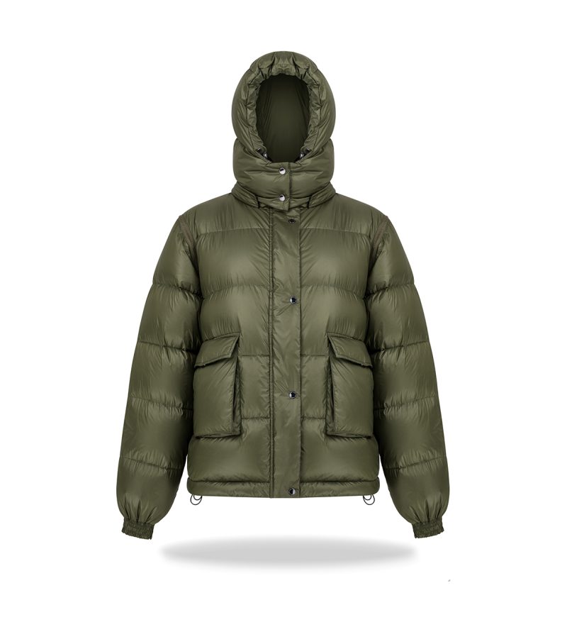 Kurtka puchowa 2in1 unisex Khaki