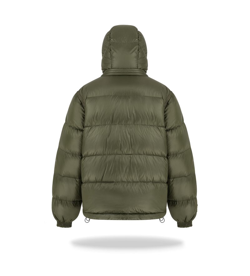 Kurtka puchowa 2in1 unisex Khaki - obrazek 10