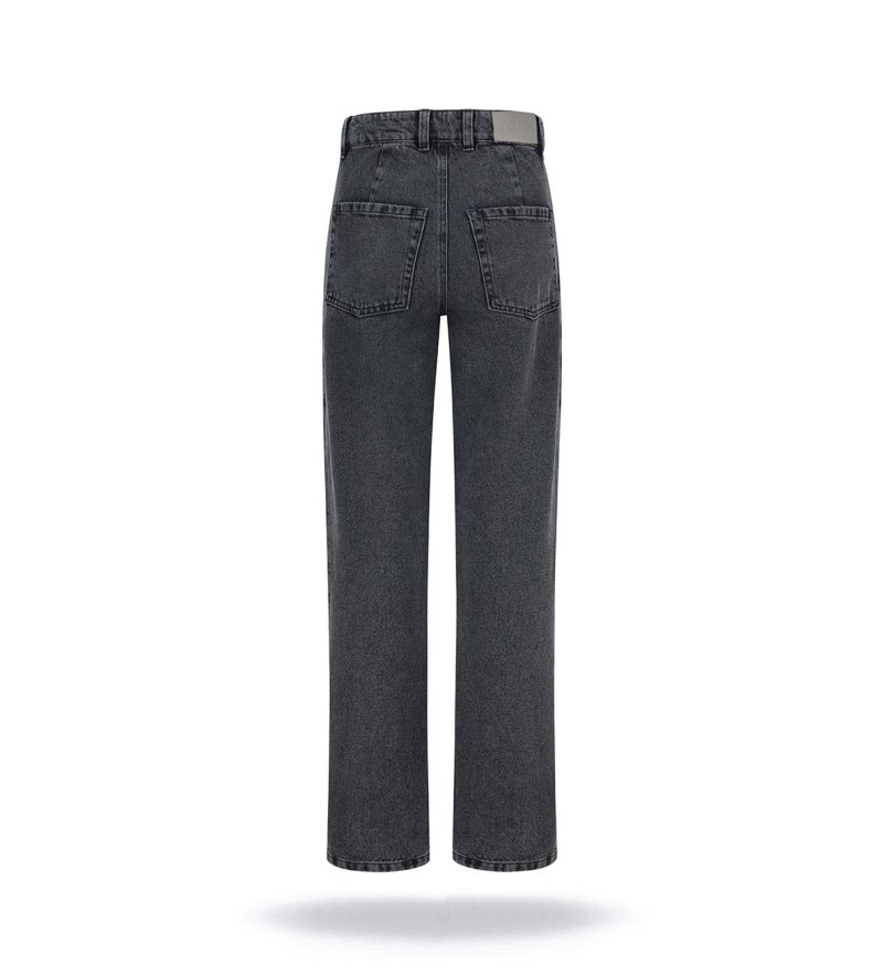 Spodnie Classic washed-black denim - obrazek 8
