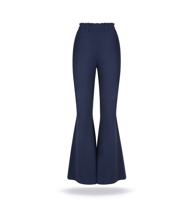 Flared trousers Navy