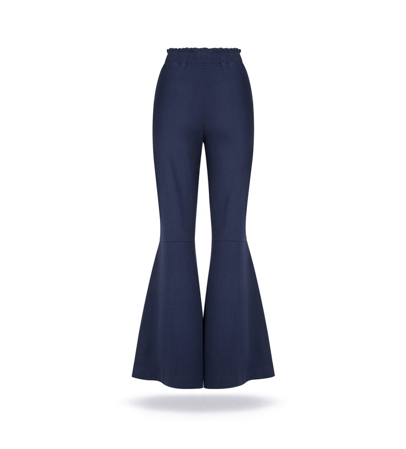 Flared trousers Navy - Image 6