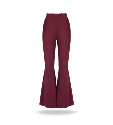 Dzwony dresowe Burgundy