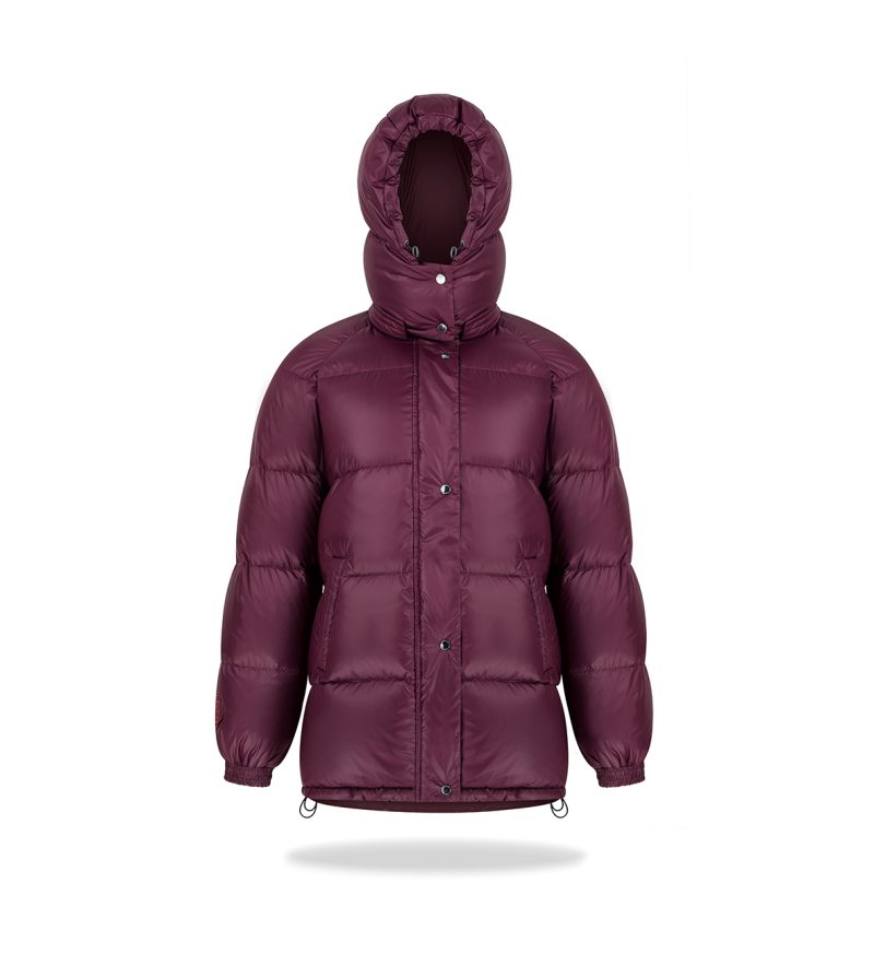 Dakota oversize unisex jacket Burgundy
