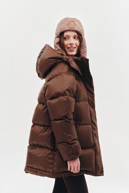 Alternative view of Kurtka unisex Dakota oversize Brown