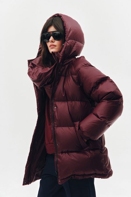 Alternative view of Kurtka unisex Dakota oversize Burgundy