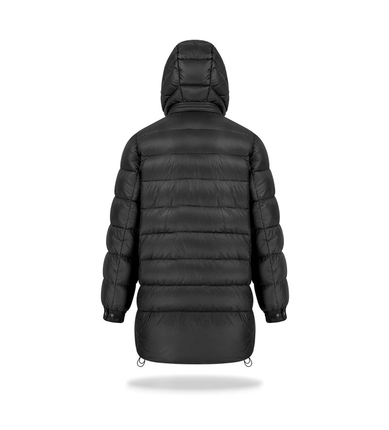 Kurtka puchowa z kieszonką Black - obrazek 7