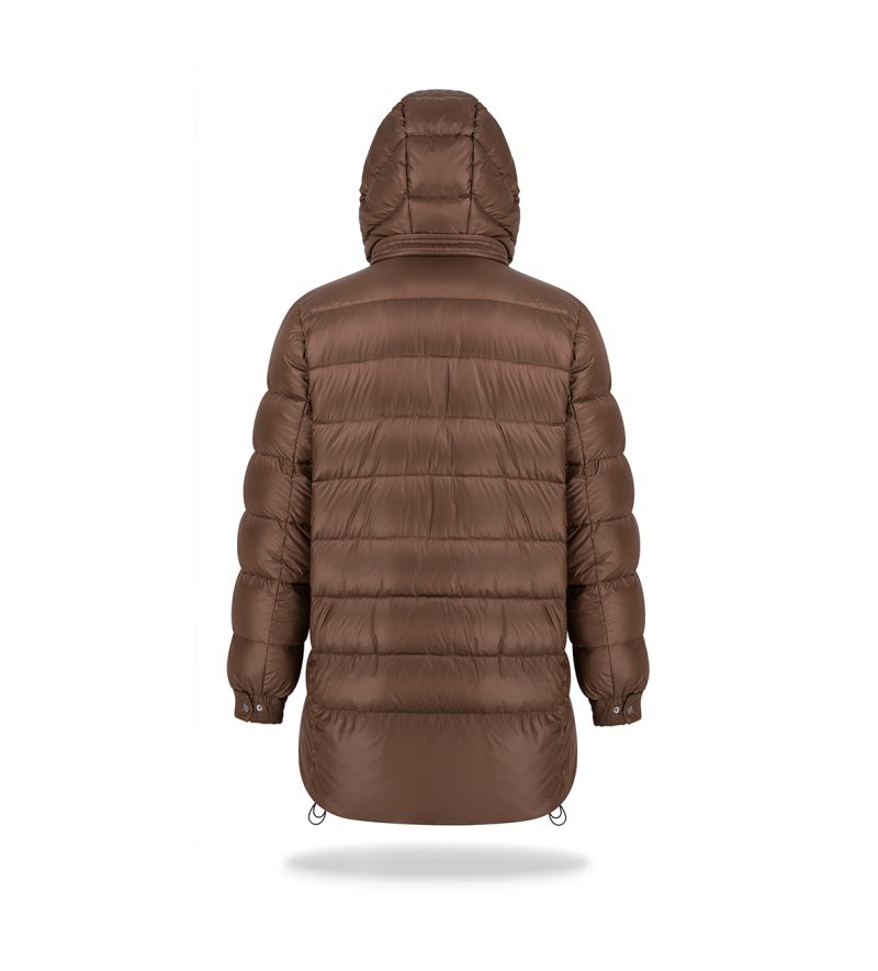 Kurtka puchowa z kieszonką Brown - obrazek 8
