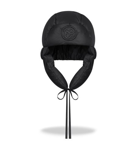 Puchowa czapka Black
