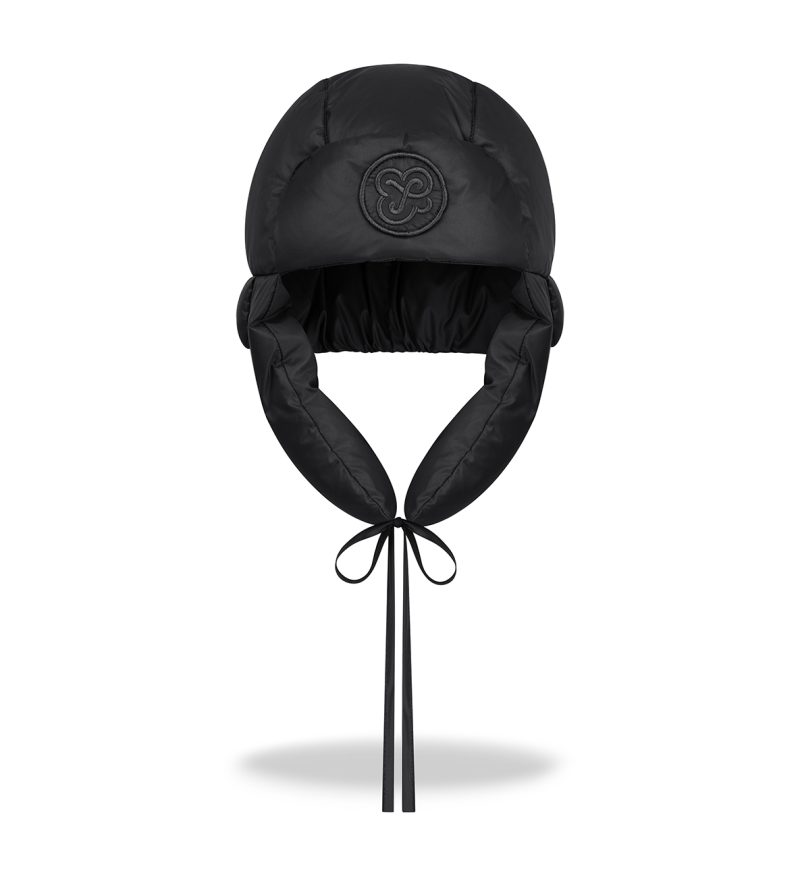 Puchowa czapka Black