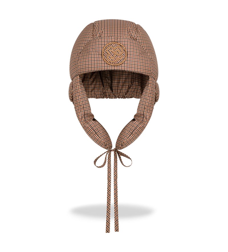 Puffer hat Checkered