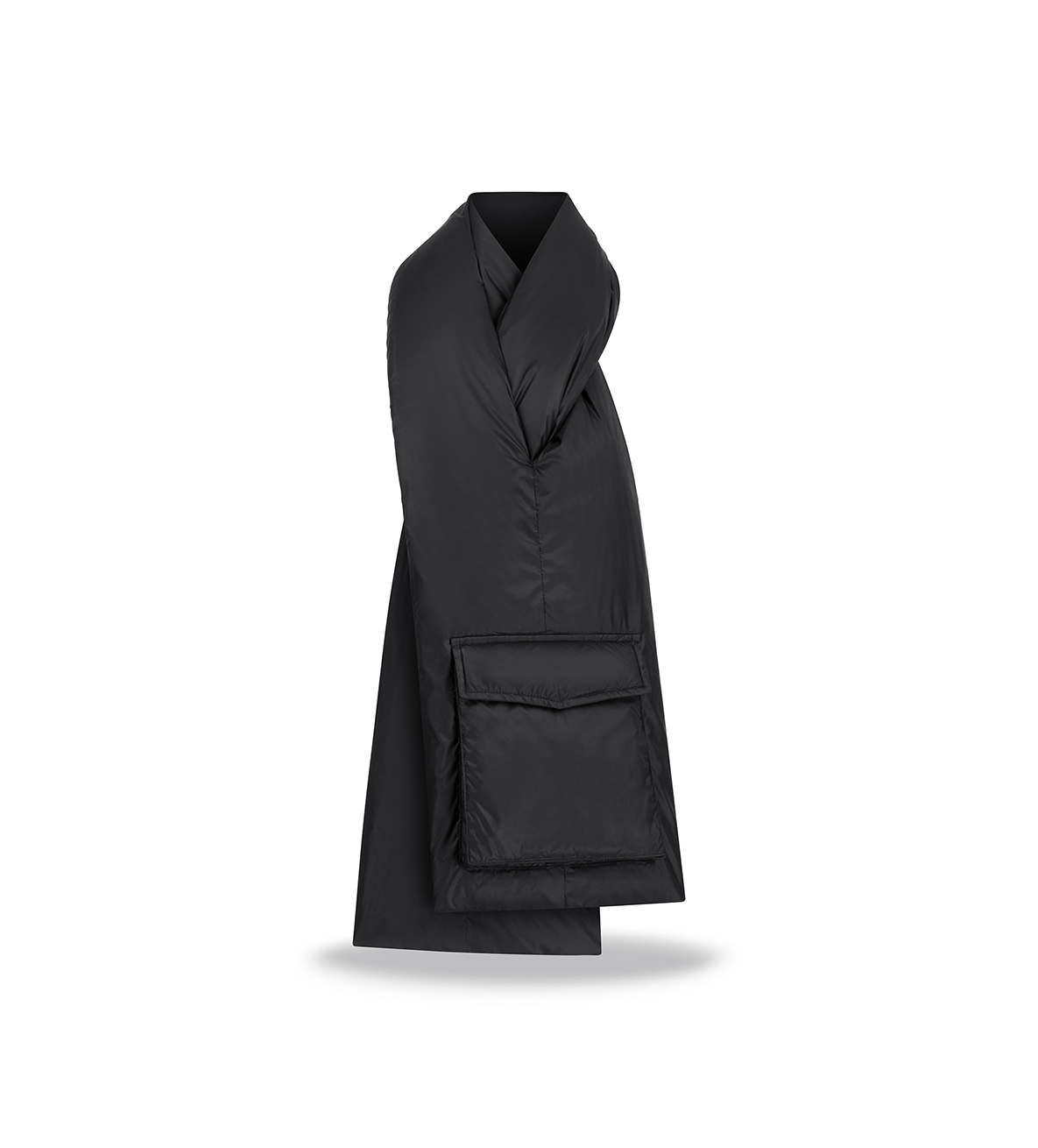 Puchowy szal Black