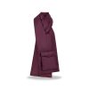 Long puffer scarf Burgundy
