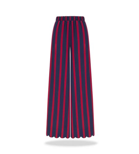 Striped trousers Midnight Red