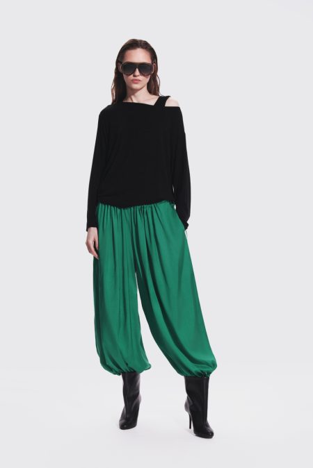 Alternative view of Baggy trousers Pure Green