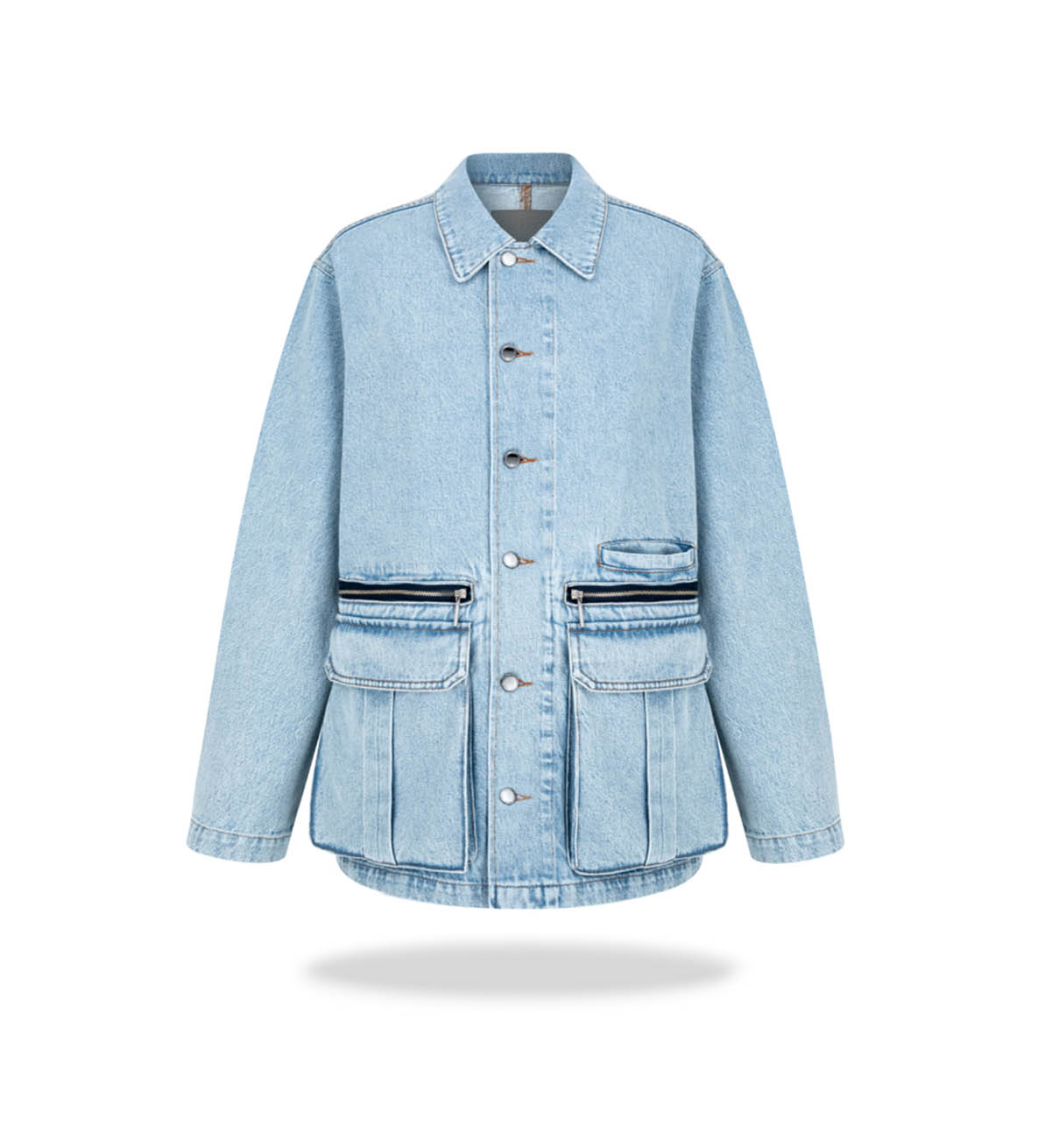 Utility denim jacket Light washed