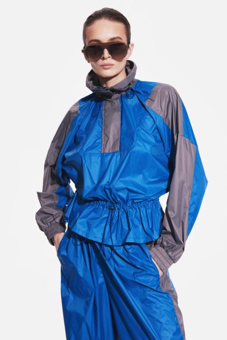 Alternative view of Nylon jacket Cobalt