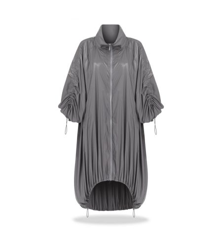 Nylon baggy coat Grey