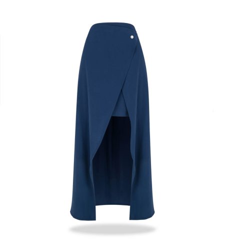 Layered midi skirt Navy - S