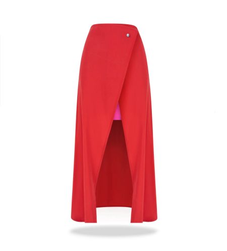 Layered midi skirt Watermelon