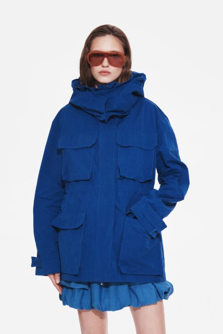 Alternative view of Utility parka Cobalt