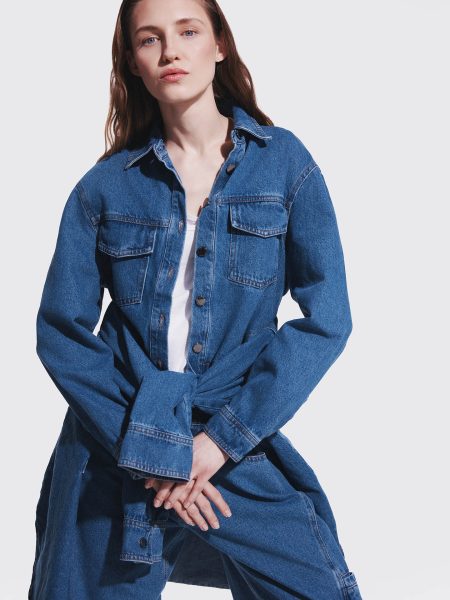 Alternative view of Denim shirt Indigo