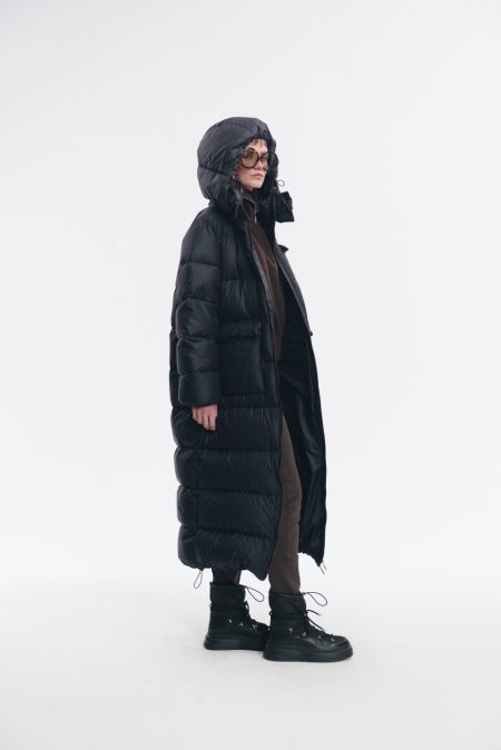 Puchowy płaszcz Oslo Black - obrazek 5