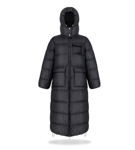 Puchowy płaszcz Oslo Black