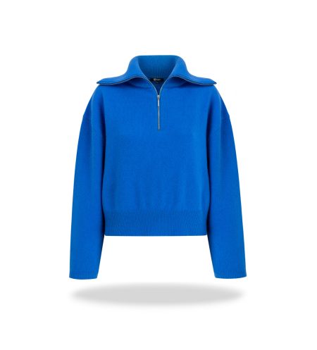 Sweter merino/kaszmir Super Blue