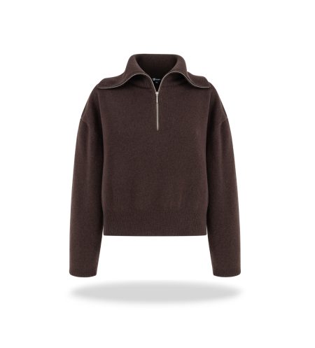 Sweter merino/kaszmir Brown
