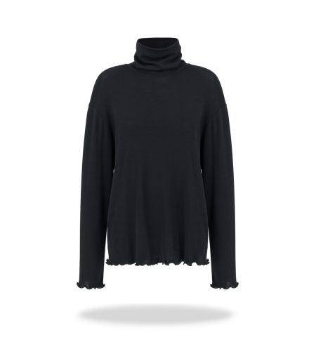 Golf wełniany light-knit black
