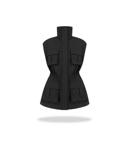 Wodoodporna kamizelka w stylu utility Black - obrazek 13
